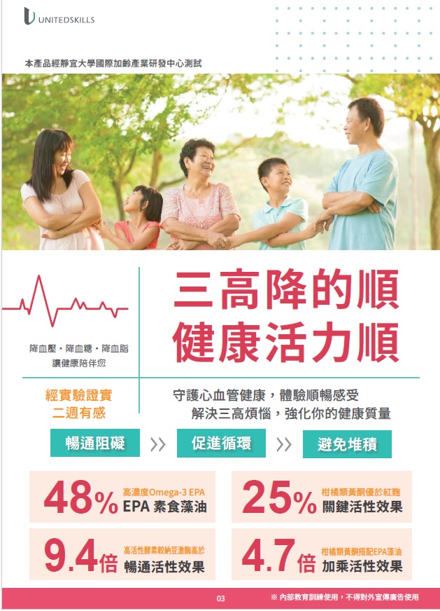 三高降得順 | 健康活力順